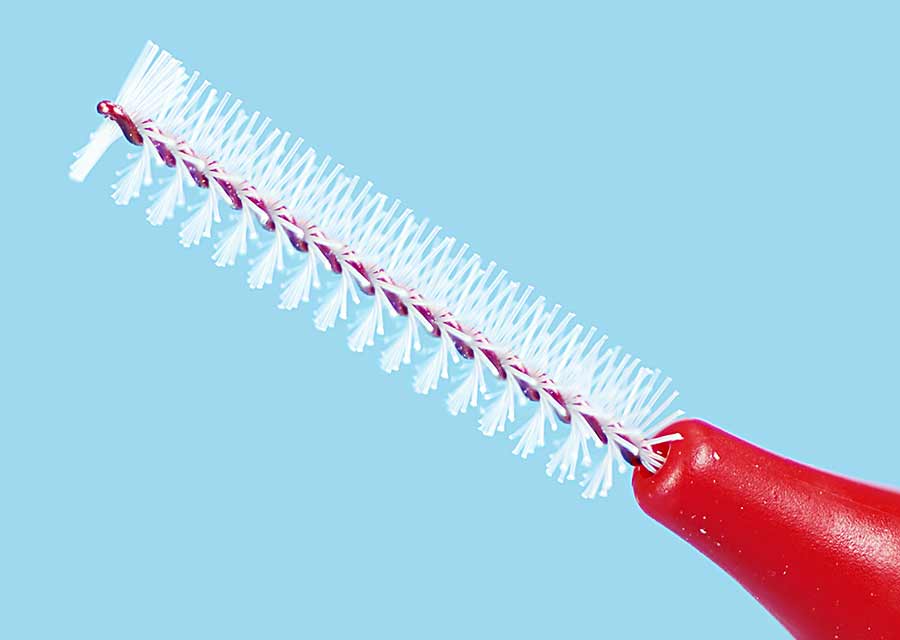 Interdental brush.