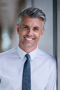Man smiling